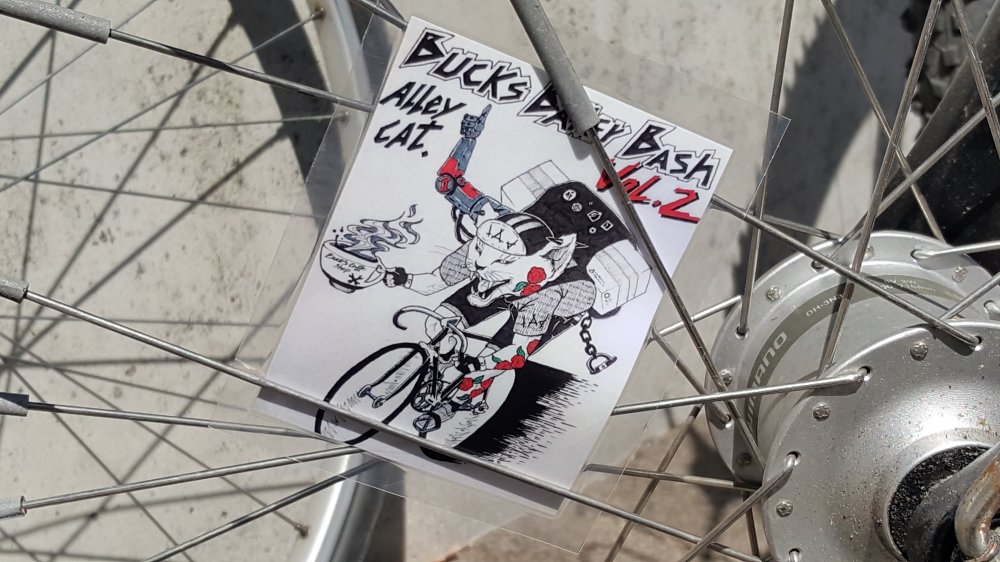 Alleycat Ralley / Rennen Teilnehmerkarte Alleycat Ralley / Rennen Teilnehmerkarte