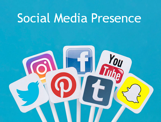 social media presence